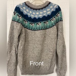 Eddie Bauer Cow Sweater